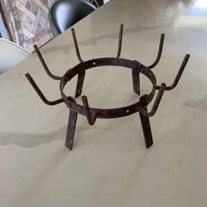 Vintage French bottle dryer.